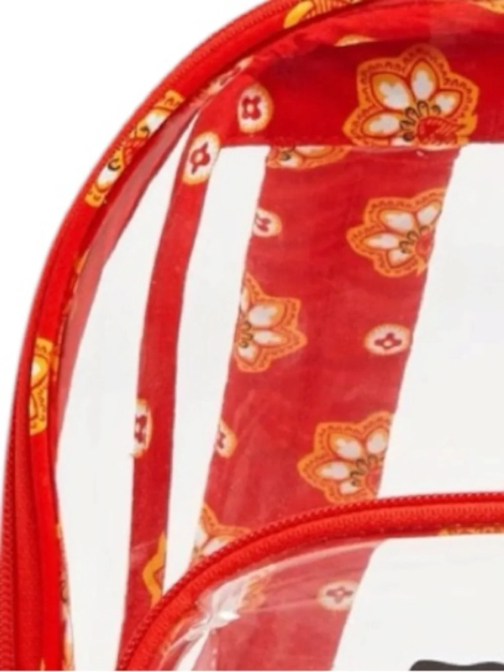 NWT Vera Bradley KC Chiefs Clear Small Backpack Stadium Approved & BONUS GIFT!